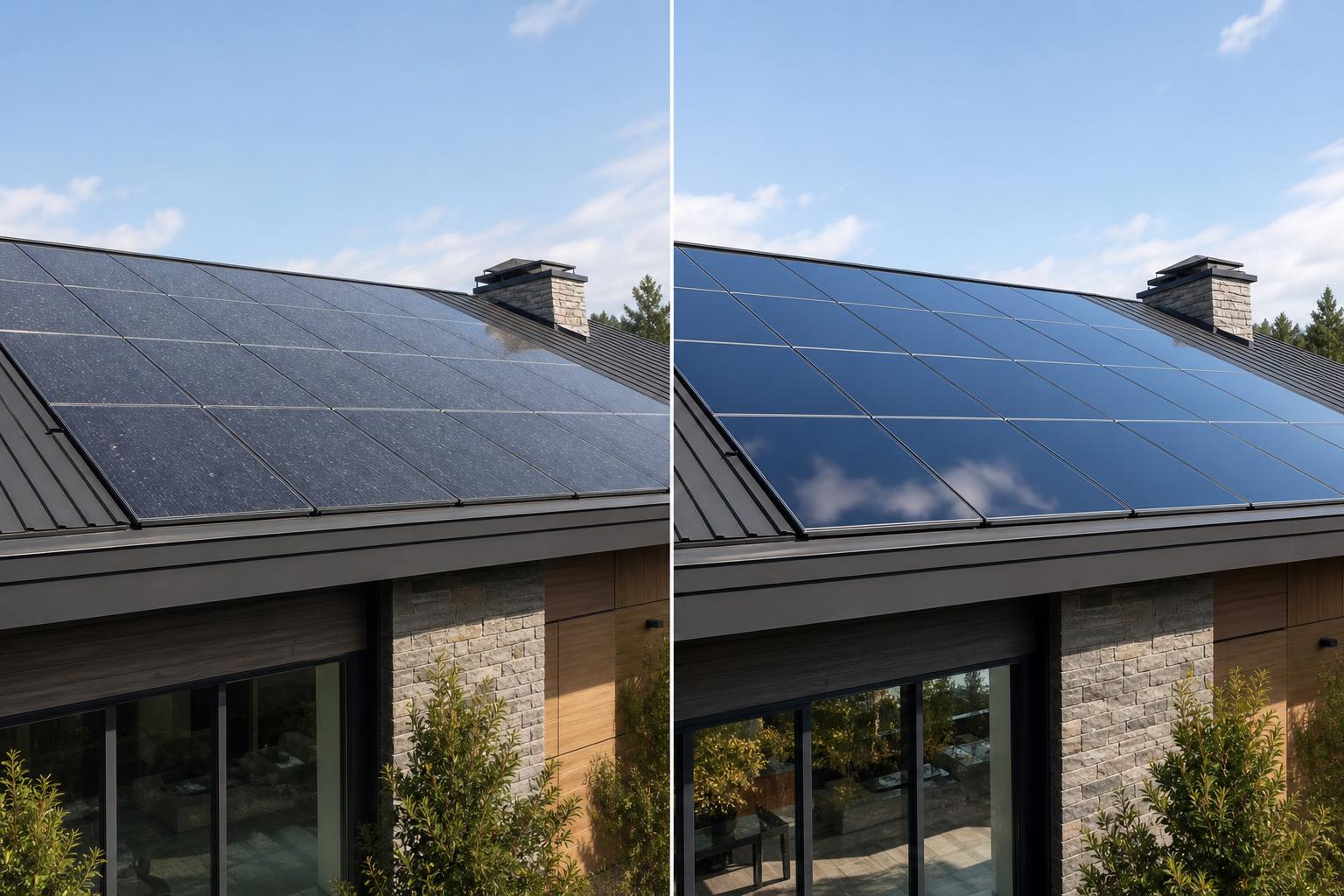 Solar Recovery before and after