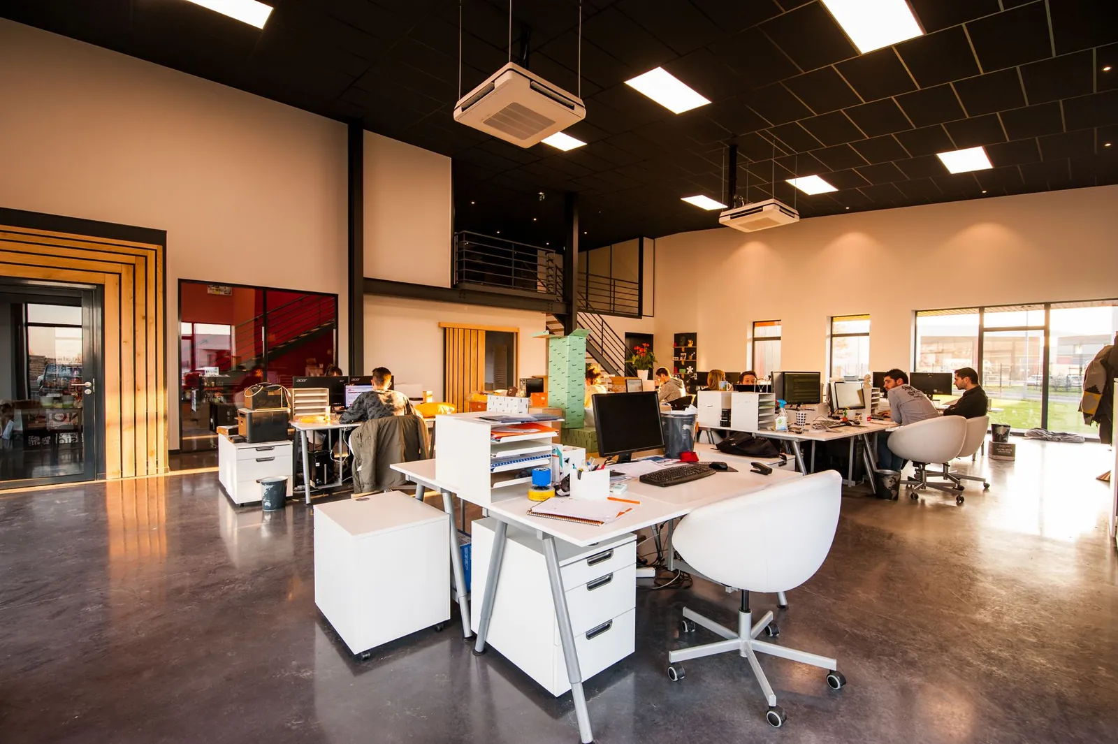 Professionally cleaned office interior ready for staff and visitors